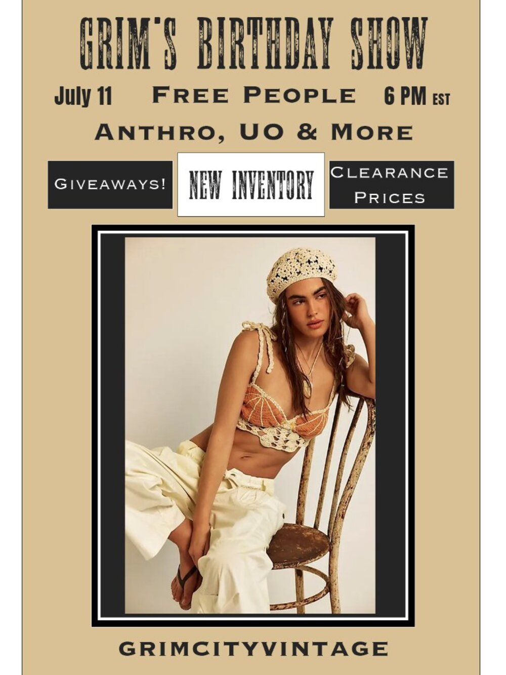 ⚡️ SATURDAY NIGHT !!!  Free People, Anthropologie, Urban Share Show! ⚡️